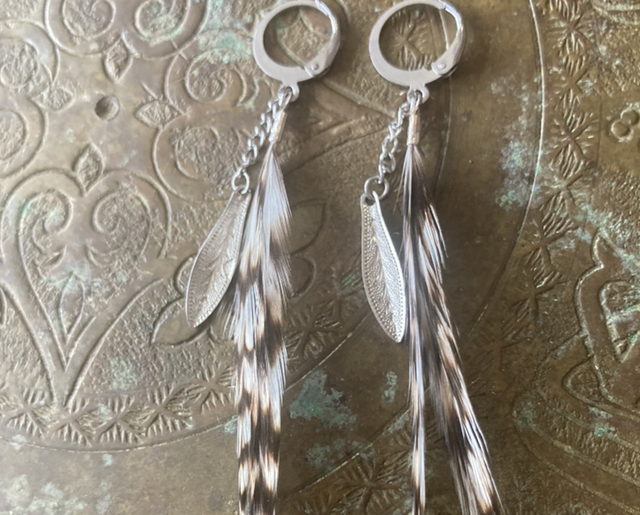 Boucles d’oreilles Birdy sauvage 