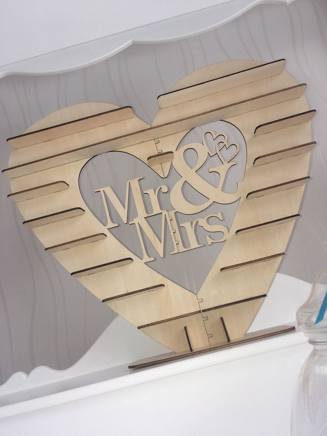 Présentoir coeur à Ferrero Rocher