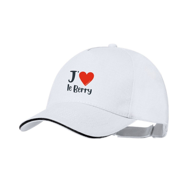 Casquette brodée "J'aime le Berry"