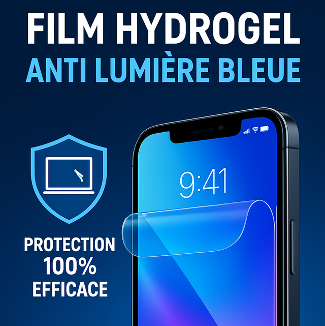 Film Protecteur Hydrogel Anti Lumière Bleu 