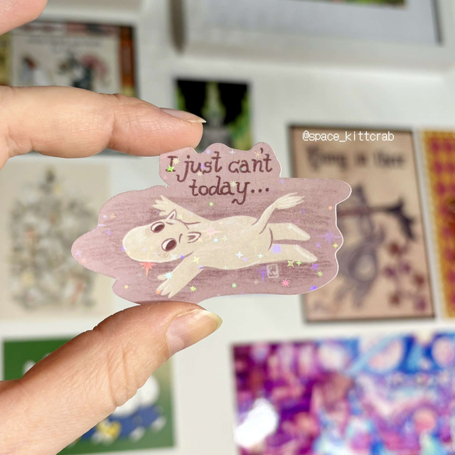 Moomin has had enough single sticker (posamezna nalepka)