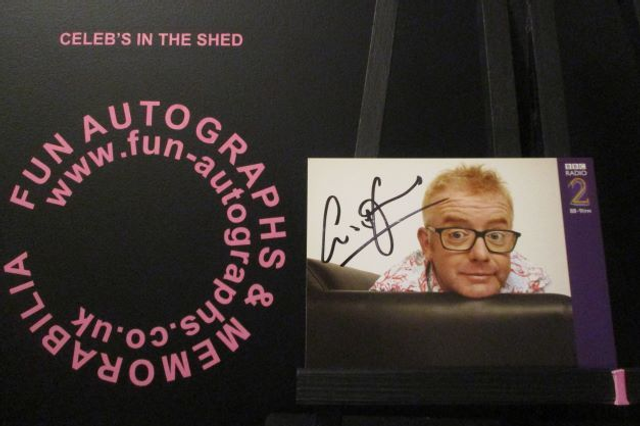 Chris Evans Authentic Autographed BBC Radio 2 6x4 Cast Card (1)
