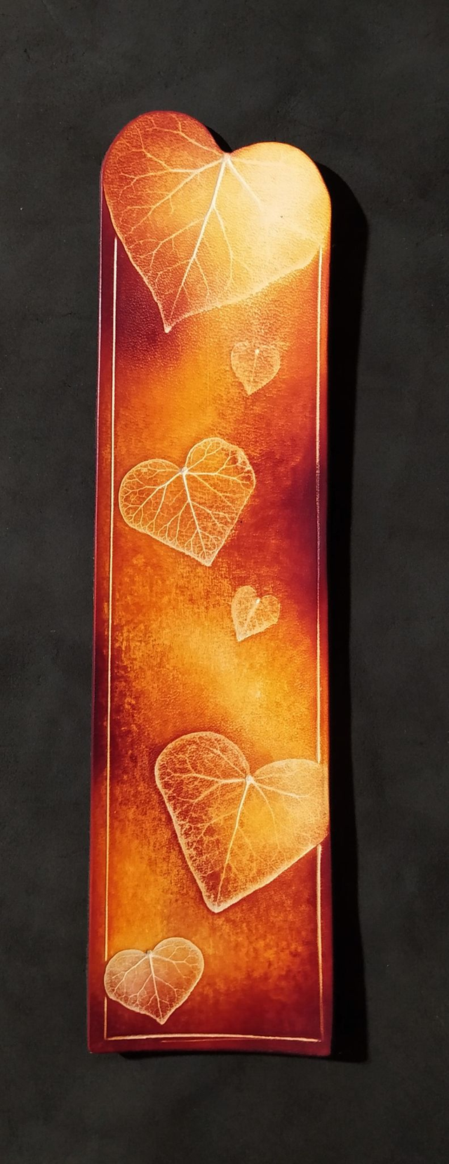 Marque page Coeur de lierre