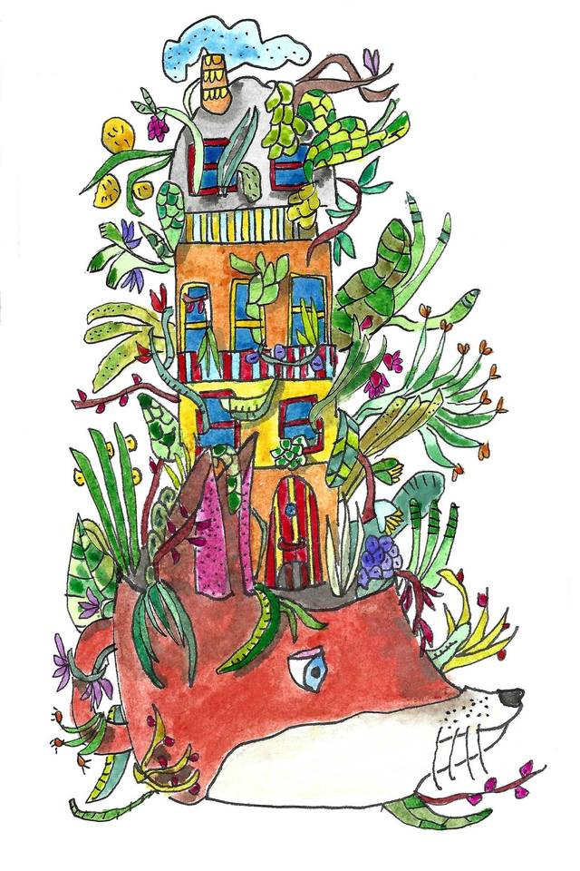 Carte postale "Tasse renard"