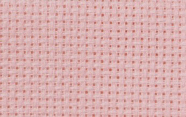  14ct Aida Baby Pink 35cm x 50cm