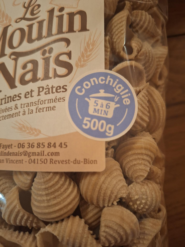 Pâtes Conchiglie