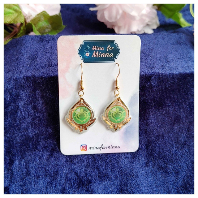 Dendro Vision Ohrringe | Genshin Impact