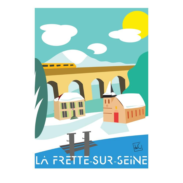Affiche HIVER - la Frette-sur-Seine