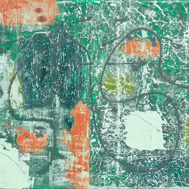 'Filament Shore' - square card (15cm) + envelope