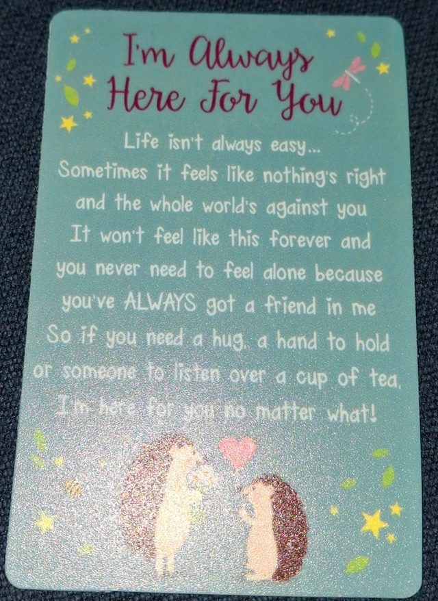 Wallet Card Keepsake