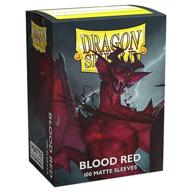 Dragon Shield Matte Blood Red Standard Sleeves 100ct