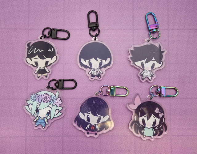 OMORI Double-Sided Silly Little Guy Keychains