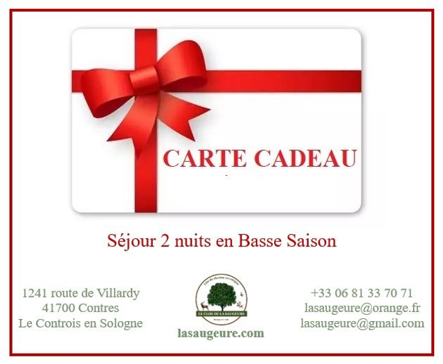 Séjour 2 nuits BASSE SAISON