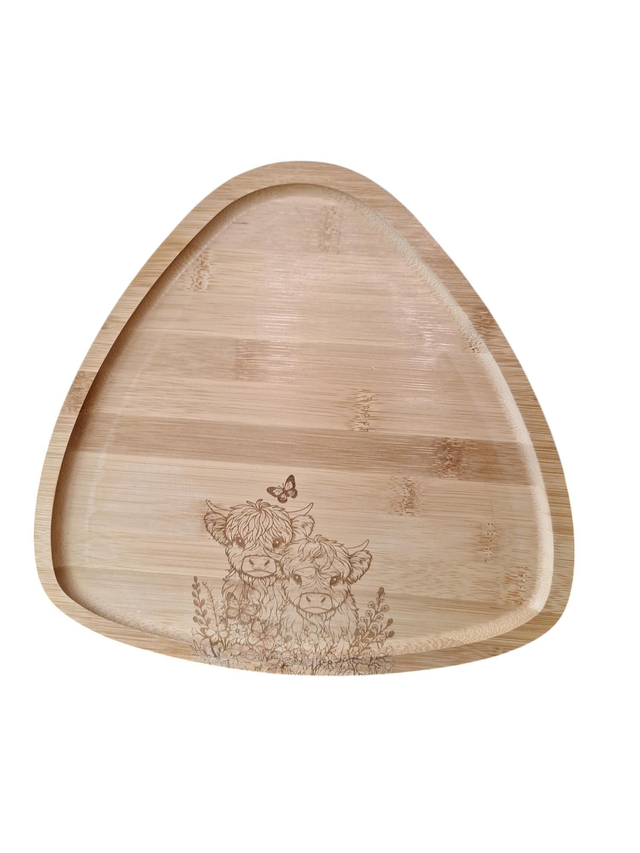 Hooglanders Serveerplank Driehoek 