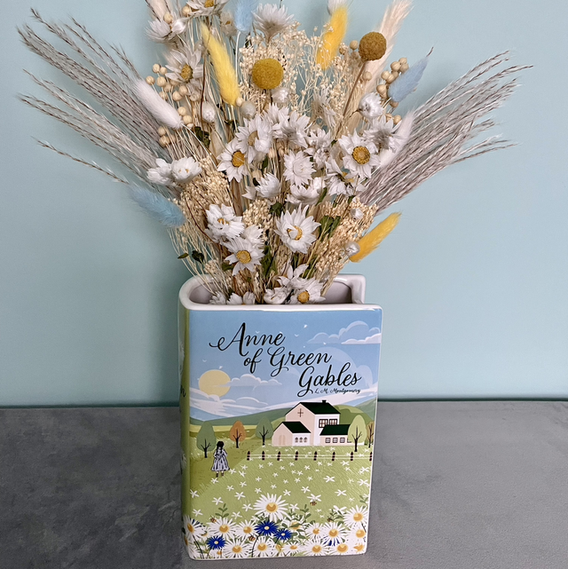Anne of Green Gables Dried Book Vase