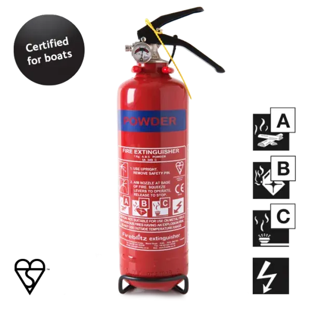 Fireblitz ABC Powder Extinguisher &#039;Ships Wheel&#039;