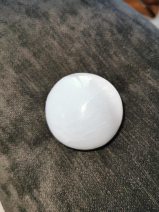 Boule sélénite polie 