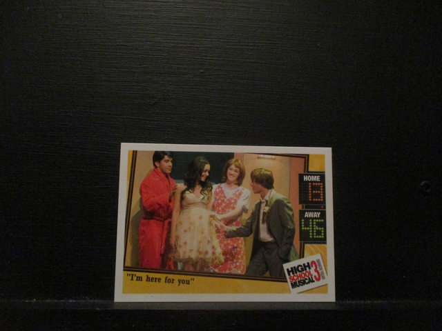 "I'm Here For You" - Quote Card High School Musical 3 Senior Year Original Trading Card