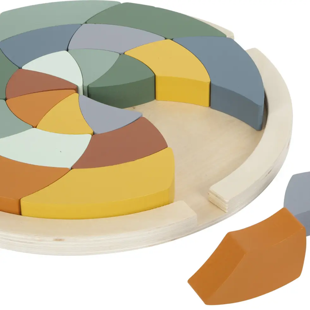 25481 Smallfoot ronde puzzel