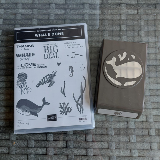Whale Done stamp set &amp; whale punch bundle