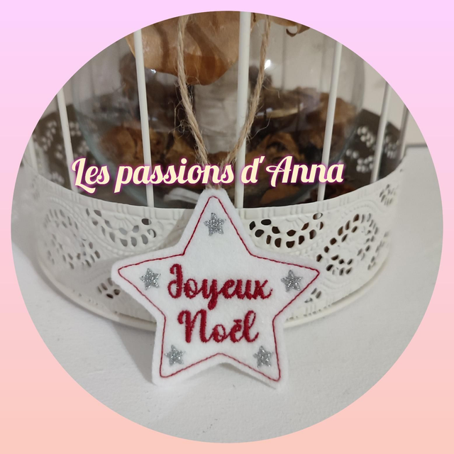 Petite Étoile De Noël à suspendre 