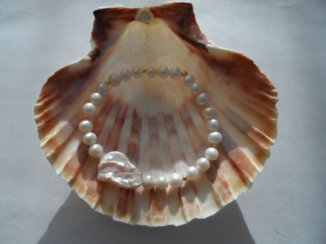 Bracelet en perles d'eau douce