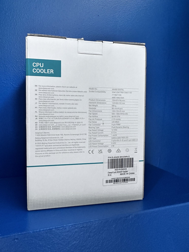 Ventirad Deepcool AK400 Digital