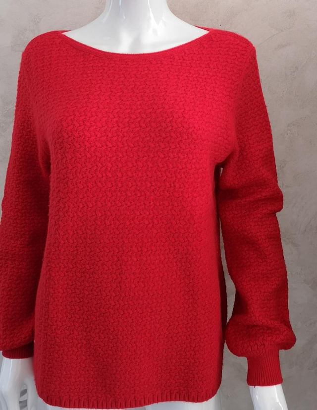 Pull manche longue avec col rond 