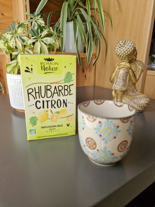 Infusion Rhubarbe Citron Bio