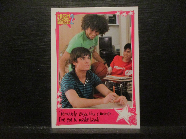 High School Musical 2 Original Trading Card #35