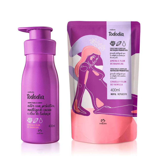 Conjunto Tododia Ameixa e Flor de Baunilha