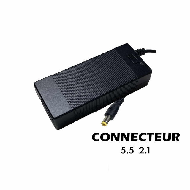 PACK Chargeur 36V ➡️ 42V / 2A (connecteur DC 5.5*2.1MM)