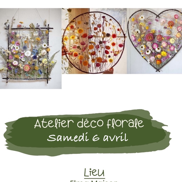 Atelier Deco floral 6 avril  