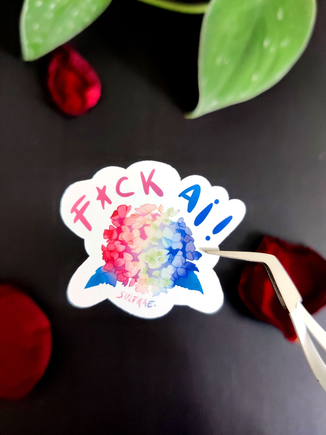 Fuck Ai Waterproof sticker