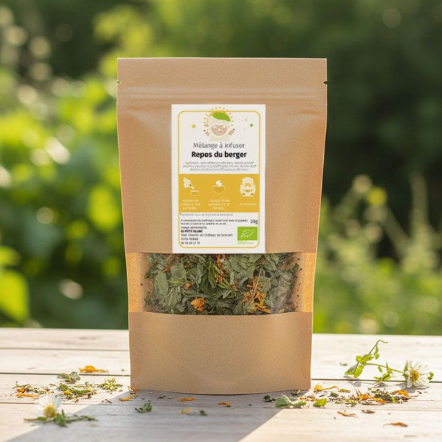Mélange à infuser "Repos du berger" - Bio