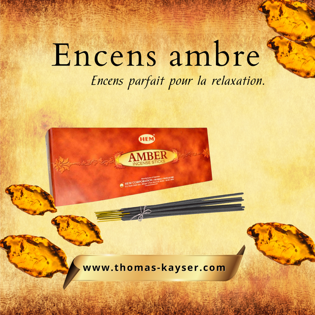 Encens HEM Ambre 