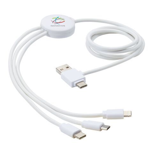 Pure 5-in-1 charging cable with antibacterial additive