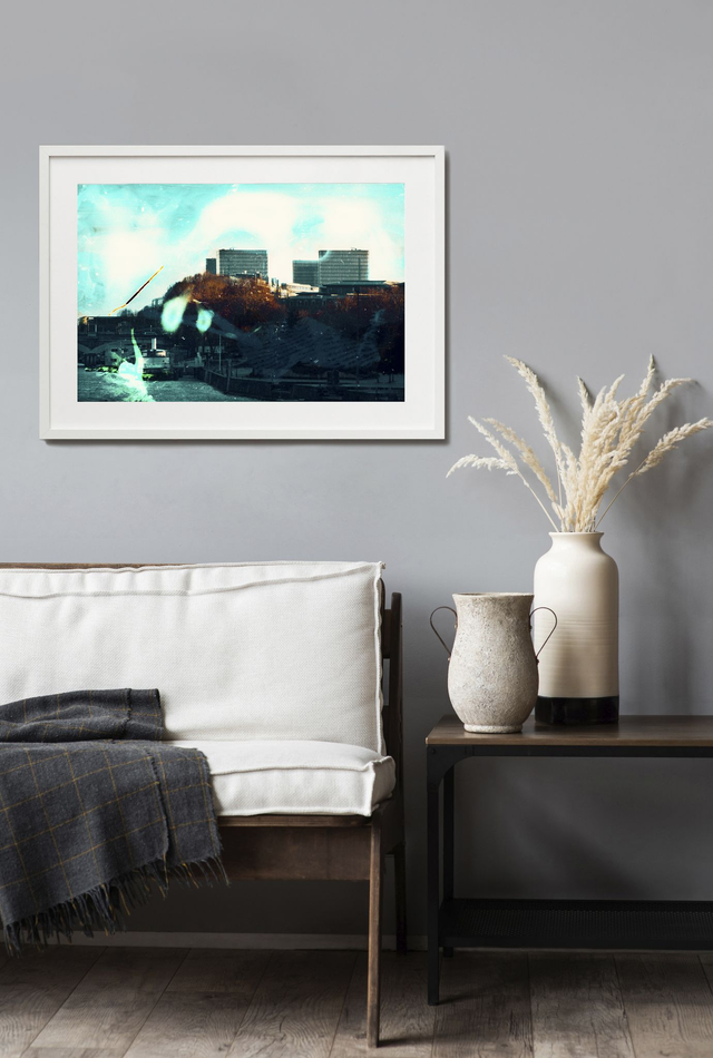 création, photographie expérimental : "seine-Paris" : La bibliothèque