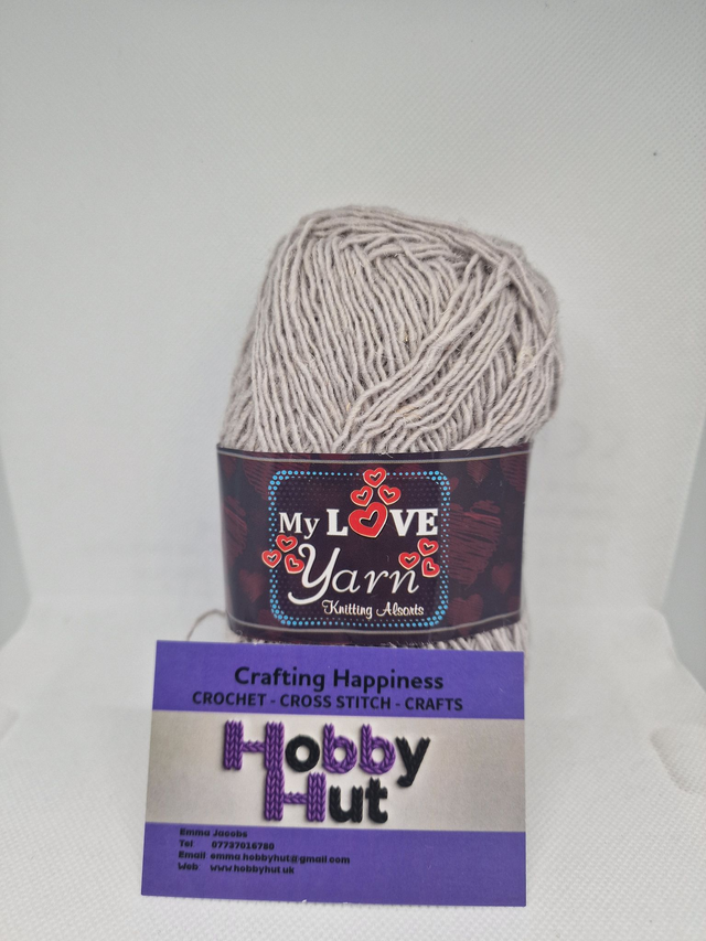 My Love Yarn, Knitting Allsorts - Grey - 100g