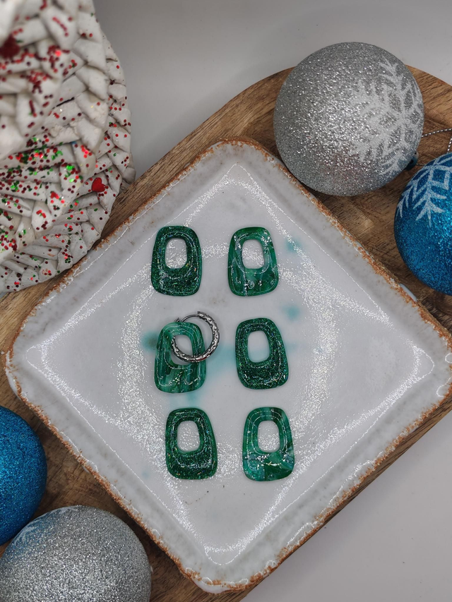 Choupettes Diana réversibles marbrées Vert