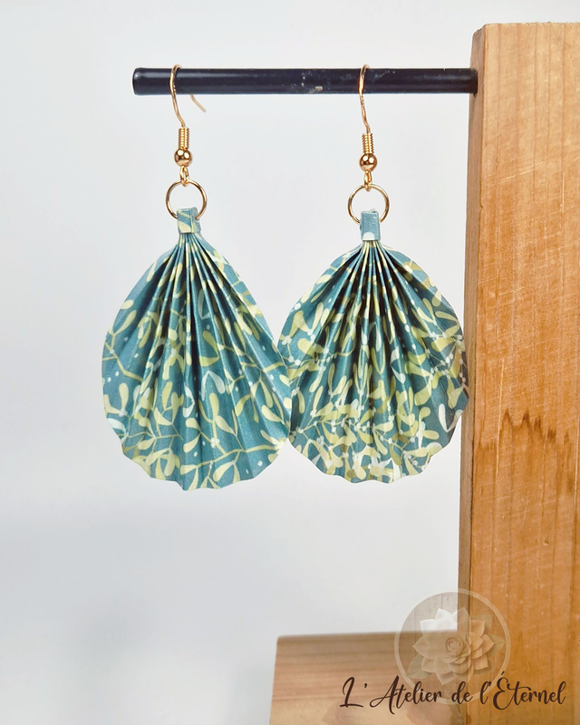 Boucles d'oreilles Licuala - Collection nature