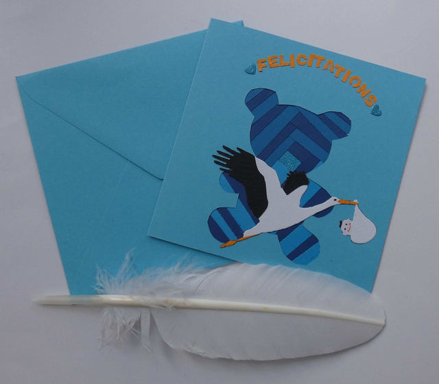 Les félictiations de l&#039;ours et de la cigogne