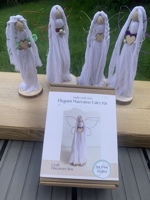 Craft Kit to Make Your Own Elegant Macrame Fairy Kit Gift for ages 14+