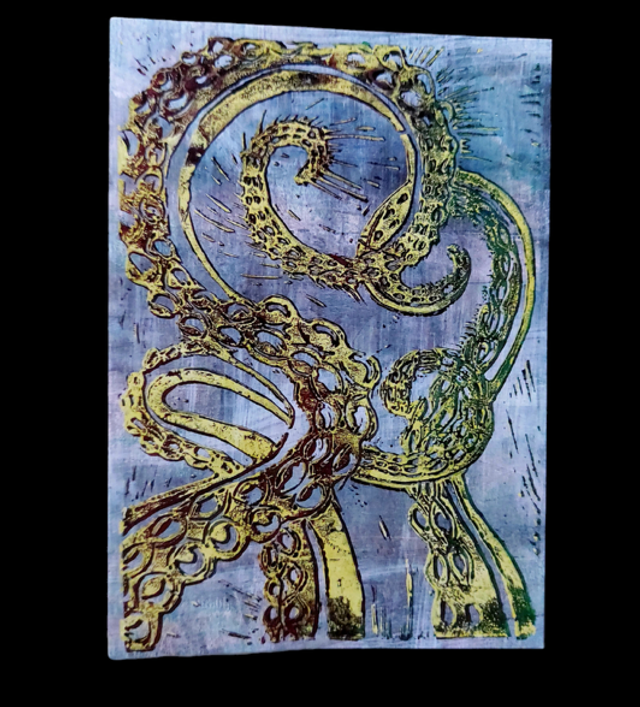 Tentacles x3 cards A6