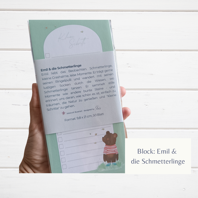 Block "Emil" - Kleine Schritte (ArtNr. BL0013/a)