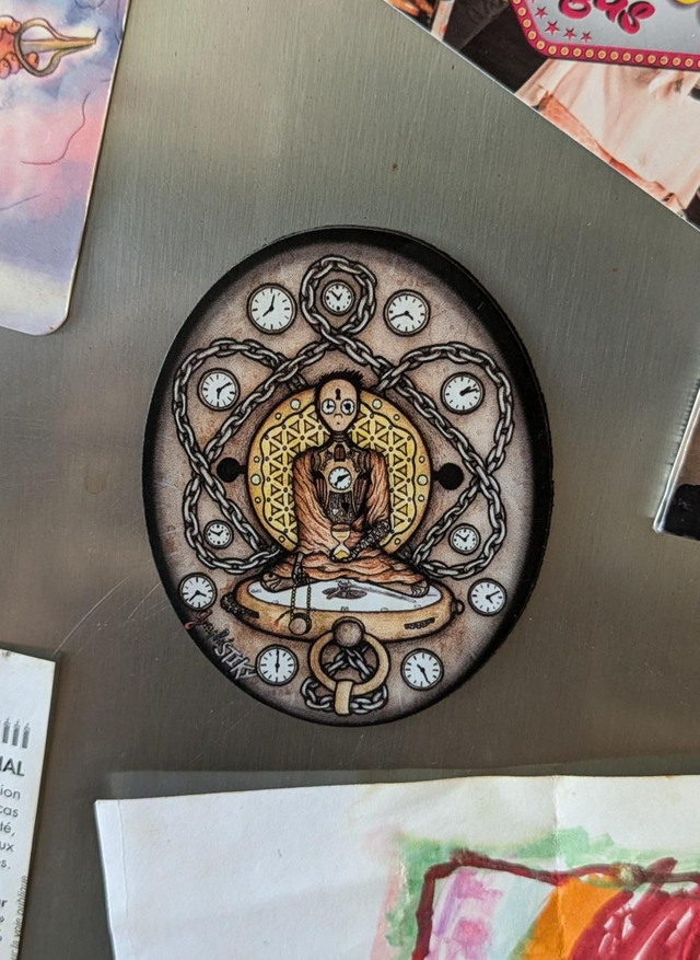 &quot;Time Buddha&quot; Magnet