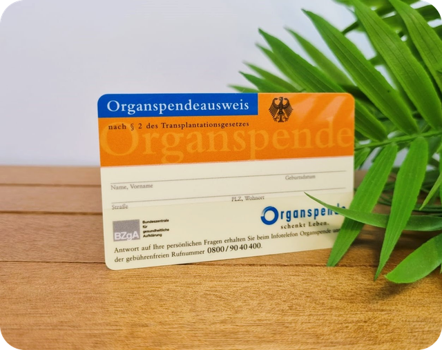 Organspendeausweis