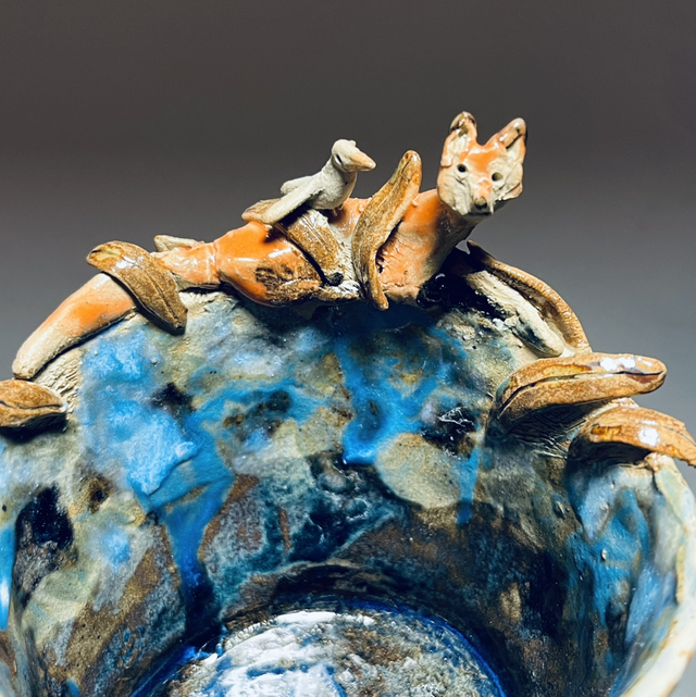 RENARD AUX DOUX FEUILLAGES 