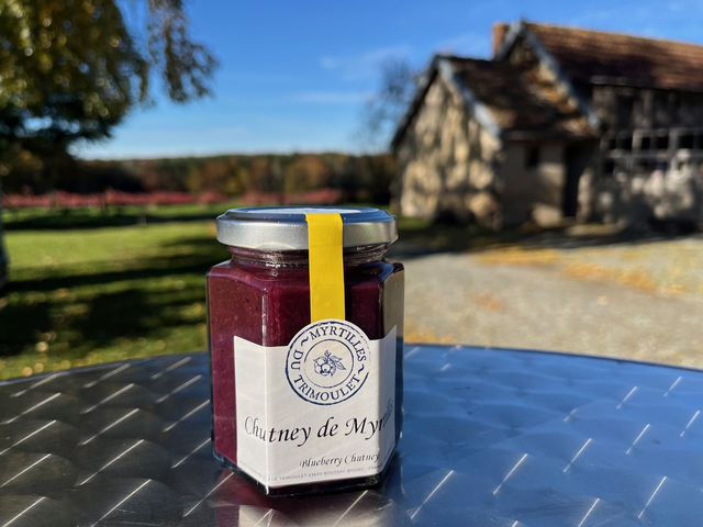 Chutney Myrtilles - Pot 180g