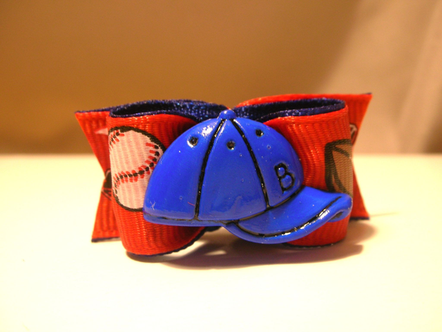 Noeud pour chien fantaisie-baseball-casquette